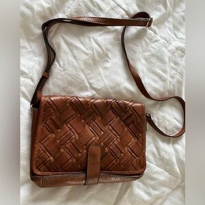 Leather crossbody